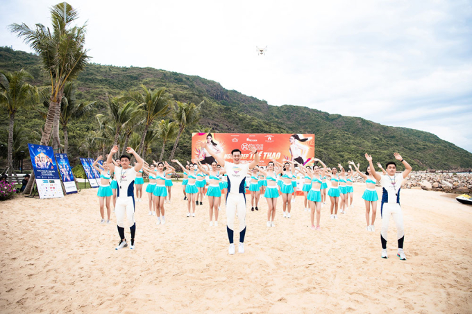 38 người đẹp cùng mang đến tinh thần thể thao khỏe khắn cho MerryLand Quy Nhơn